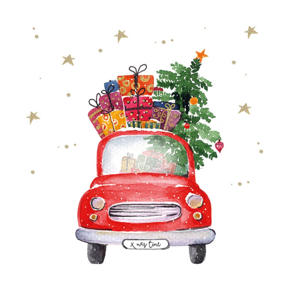 Ambiente - Servetti 33x33 cm 20 kpl Gifts Truck