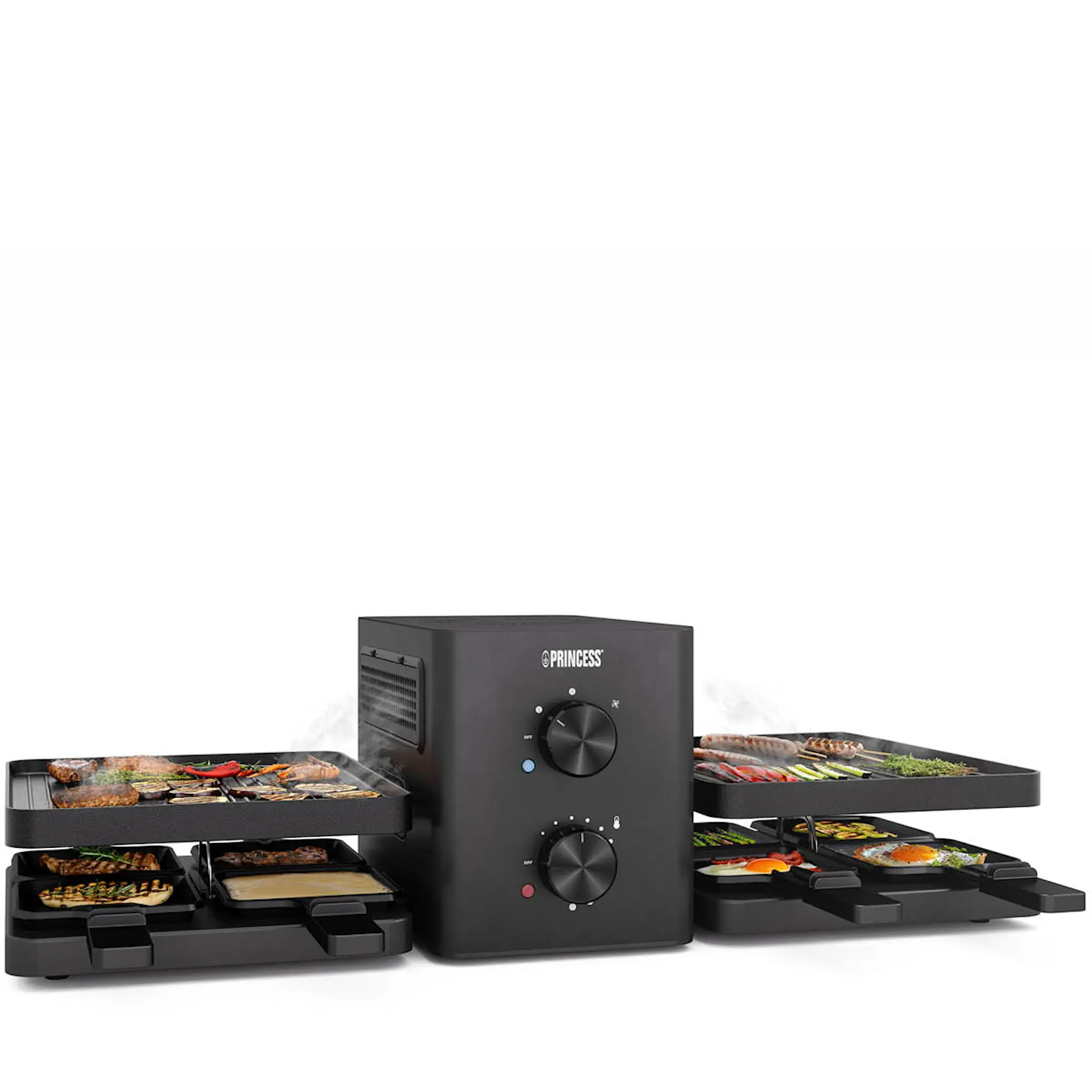 PRINCESS Savuton raclette 162660 20x23 cm 1500W keraaminen