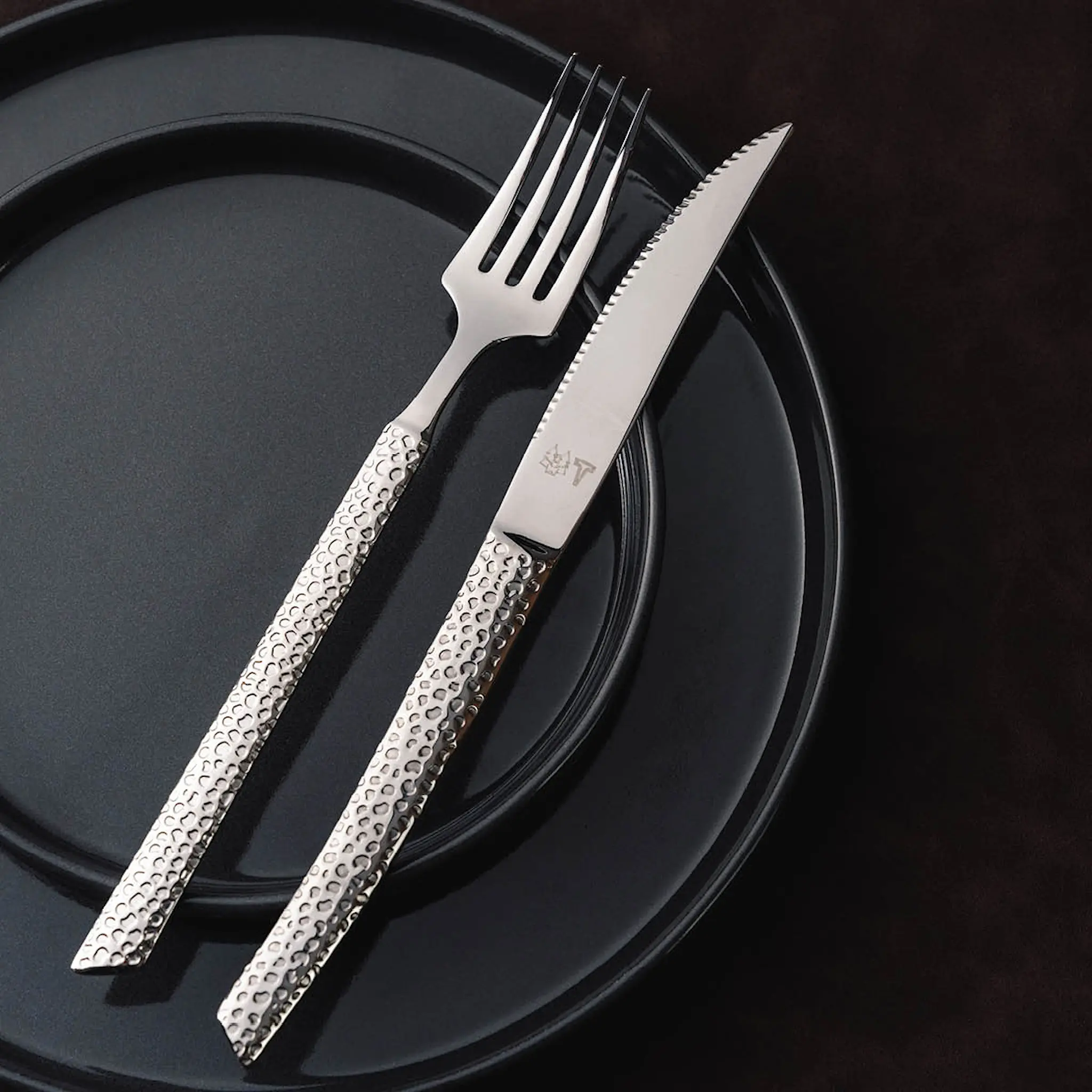 Vargen & Thor Lava bestickset 8 delar silver