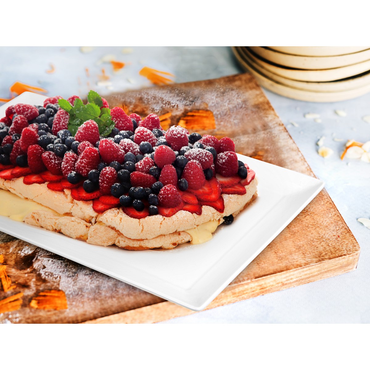 Modern House Daily Use kakefat 39x24 cm