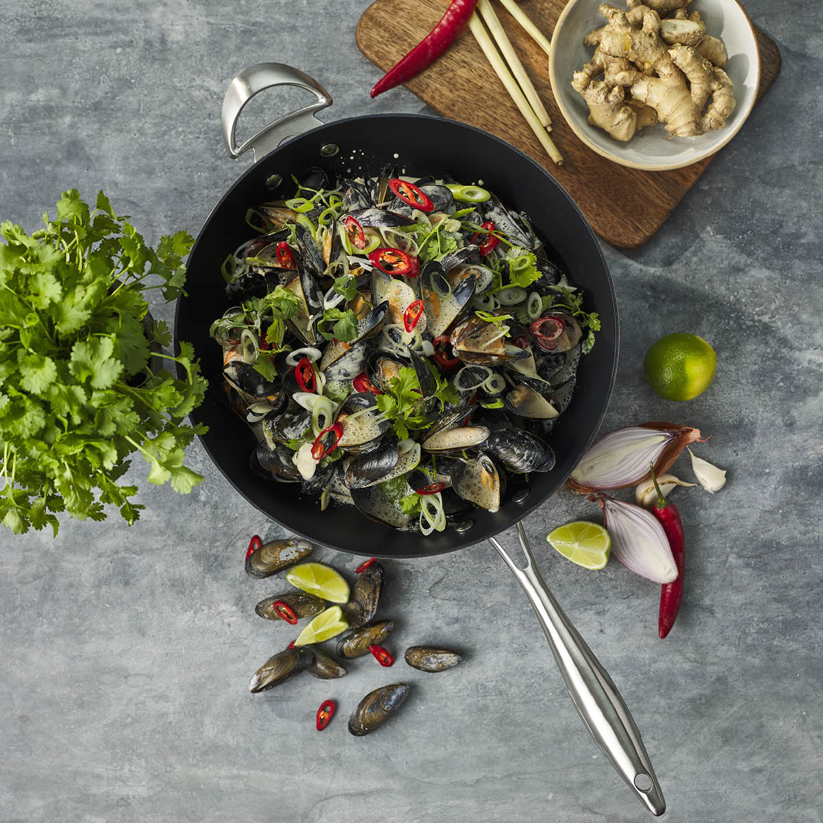 Scanpan CTX Wokpanna 32 cm Rostfri