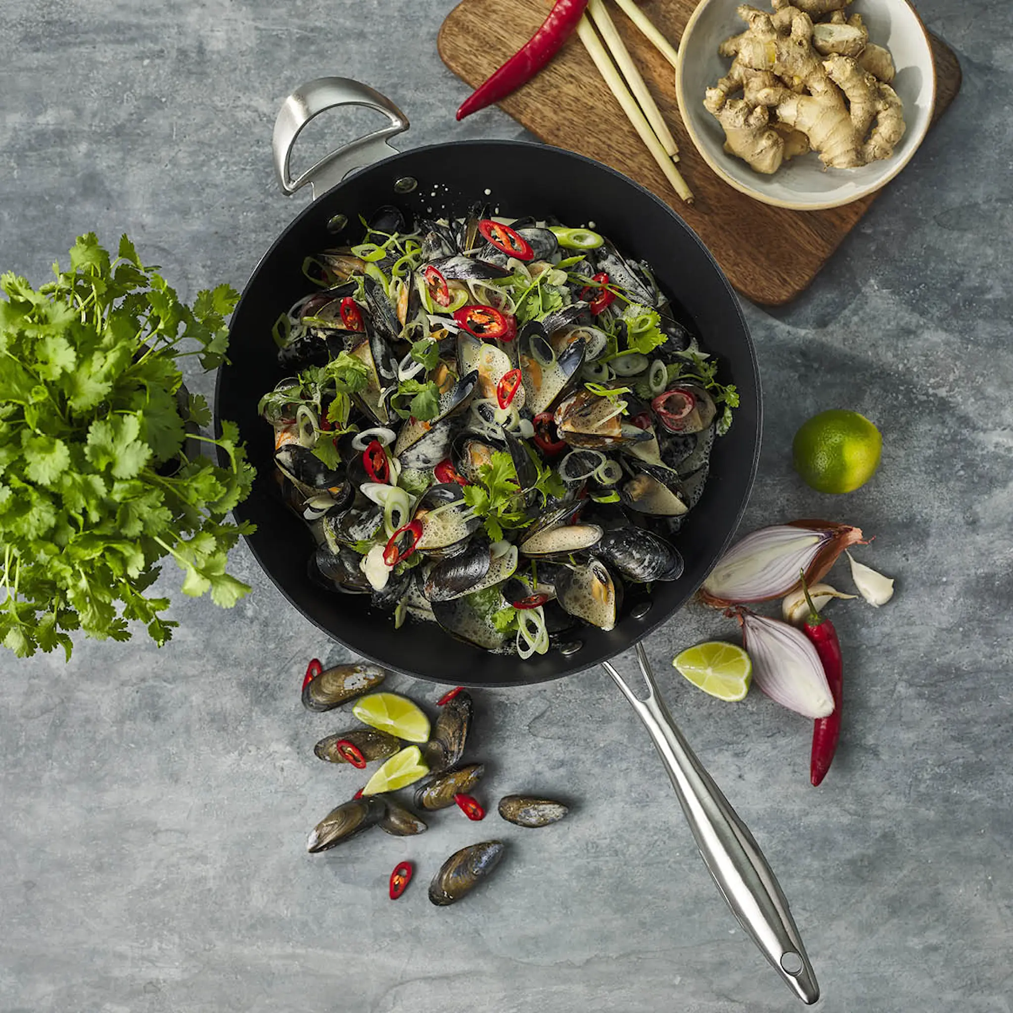 Scanpan CTX Wokpanna 32 cm Rostfri