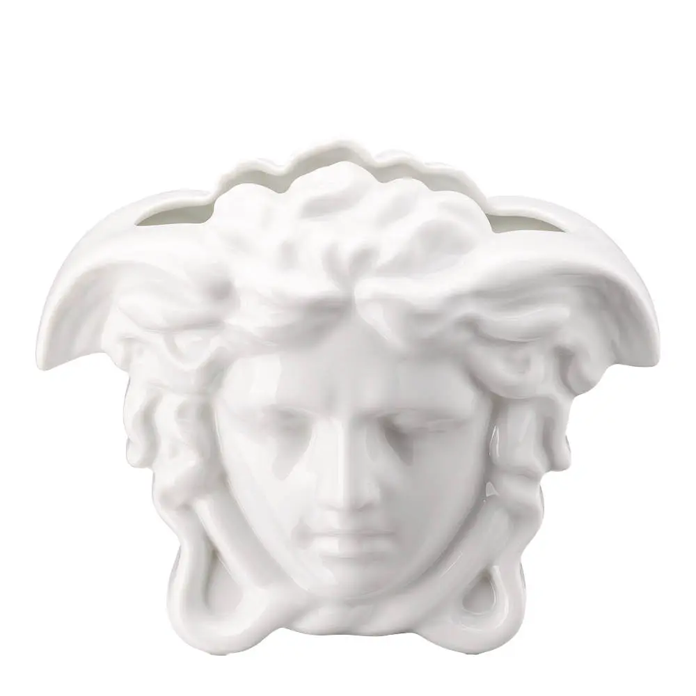 Medusa Grande maljakko 15 cm valkoinen