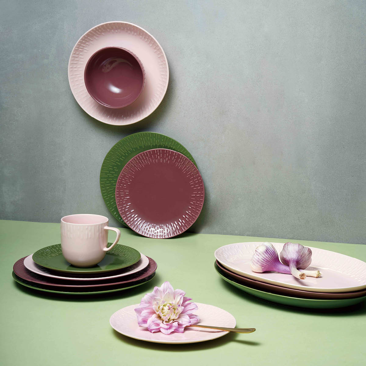 Aida - Life in colour Confetti Tallrik 21 cm Oliv