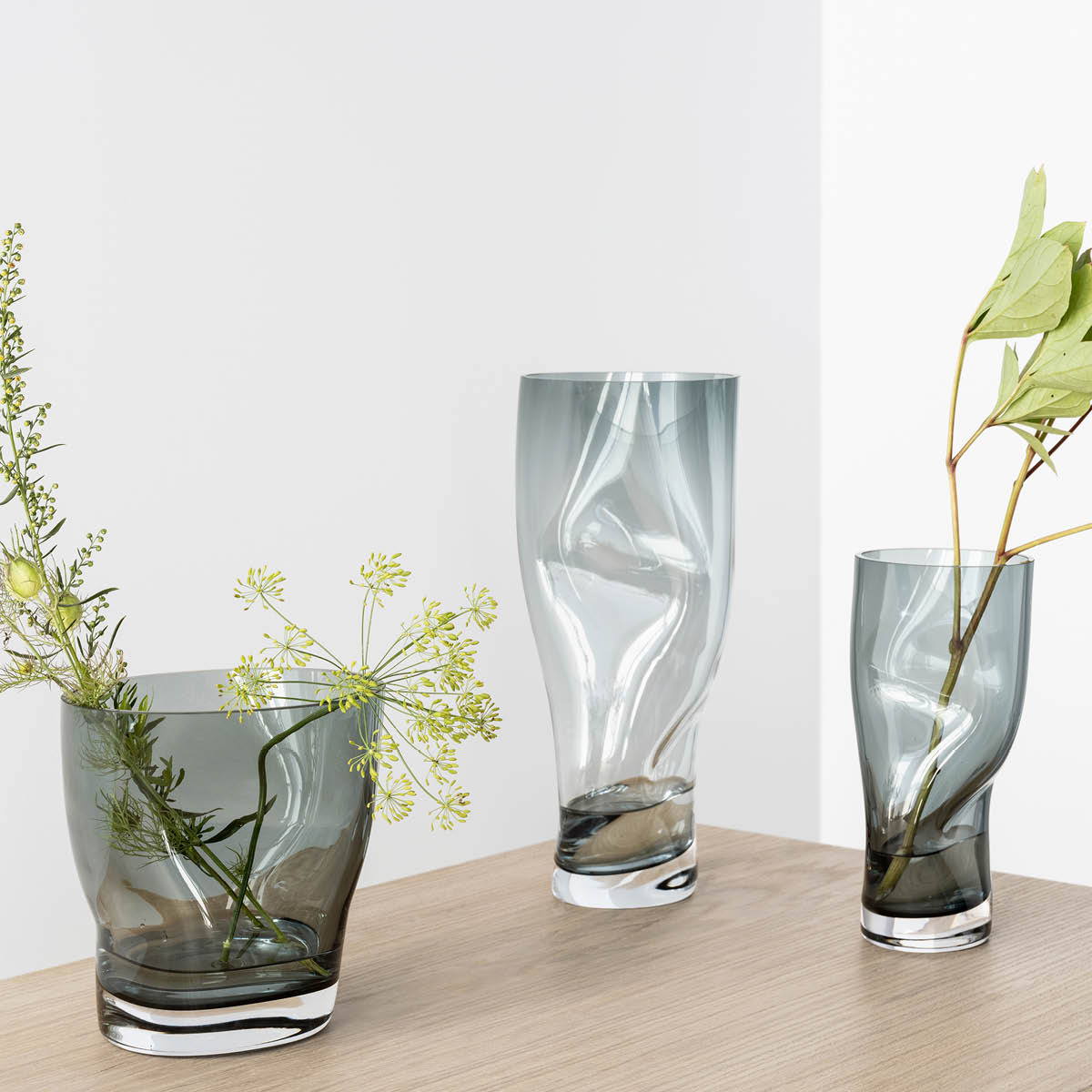 Orrefors Squeeze Maljakko 23 cm Sininen