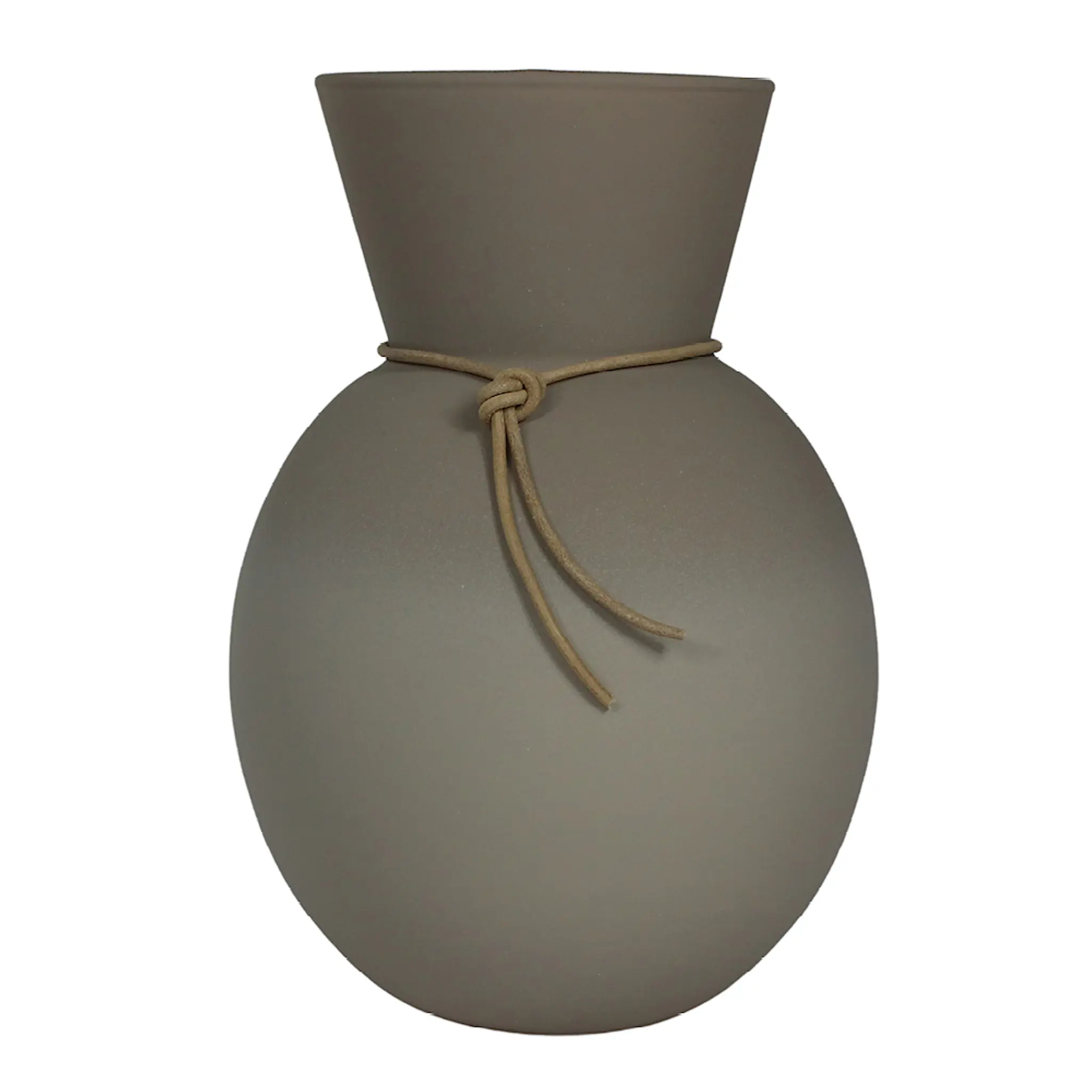 Nybro Crystal Happy Vas 25 cm Cappuccino