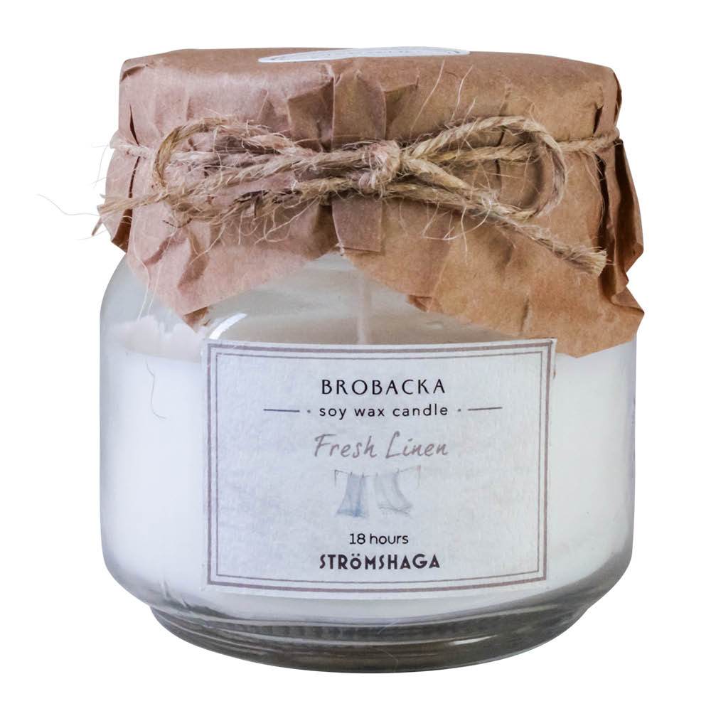 Strömshaga - Brobacka Tuoksukynttilä 8 cm Fresh Linen