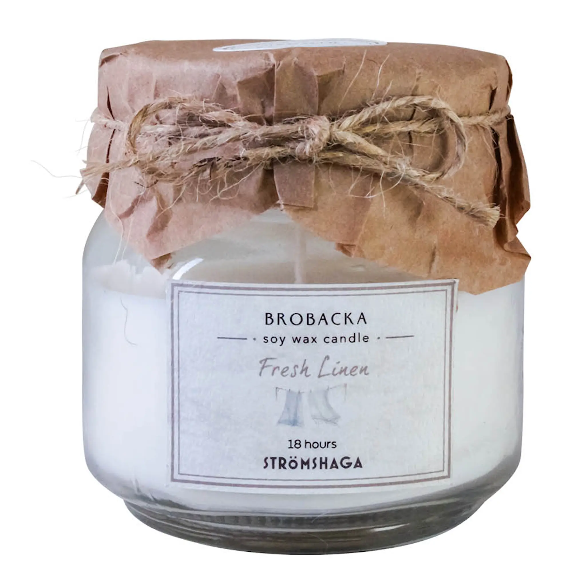 Strömshaga Brobacka Tuoksukynttilä 8 cm Fresh Linen