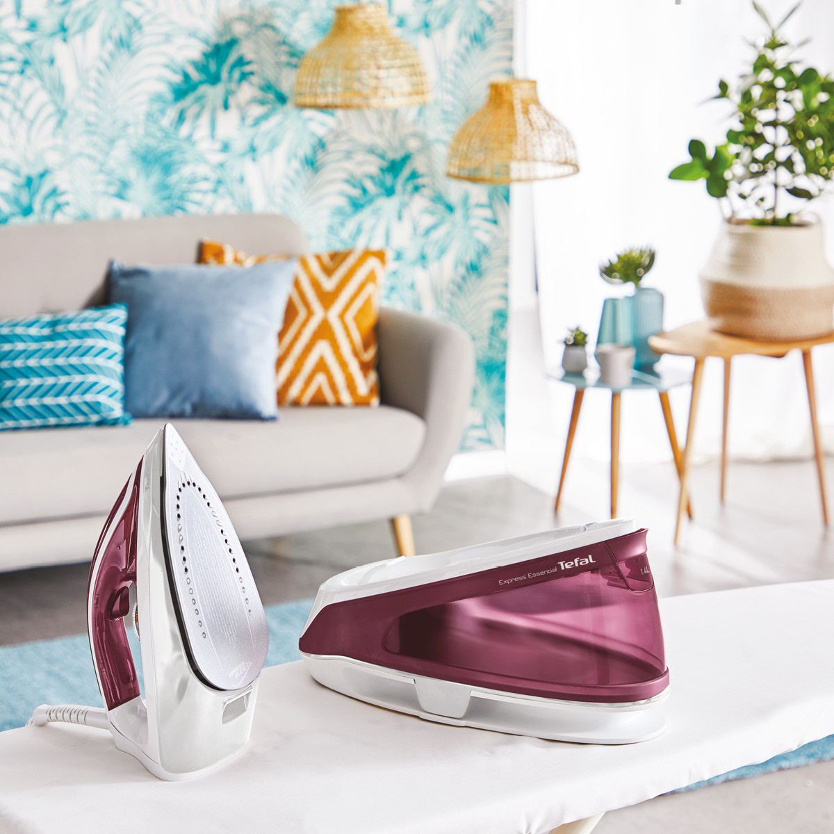 Tefal Express Essential Silityskeskus SV6110E0 Liila/Valkoinen