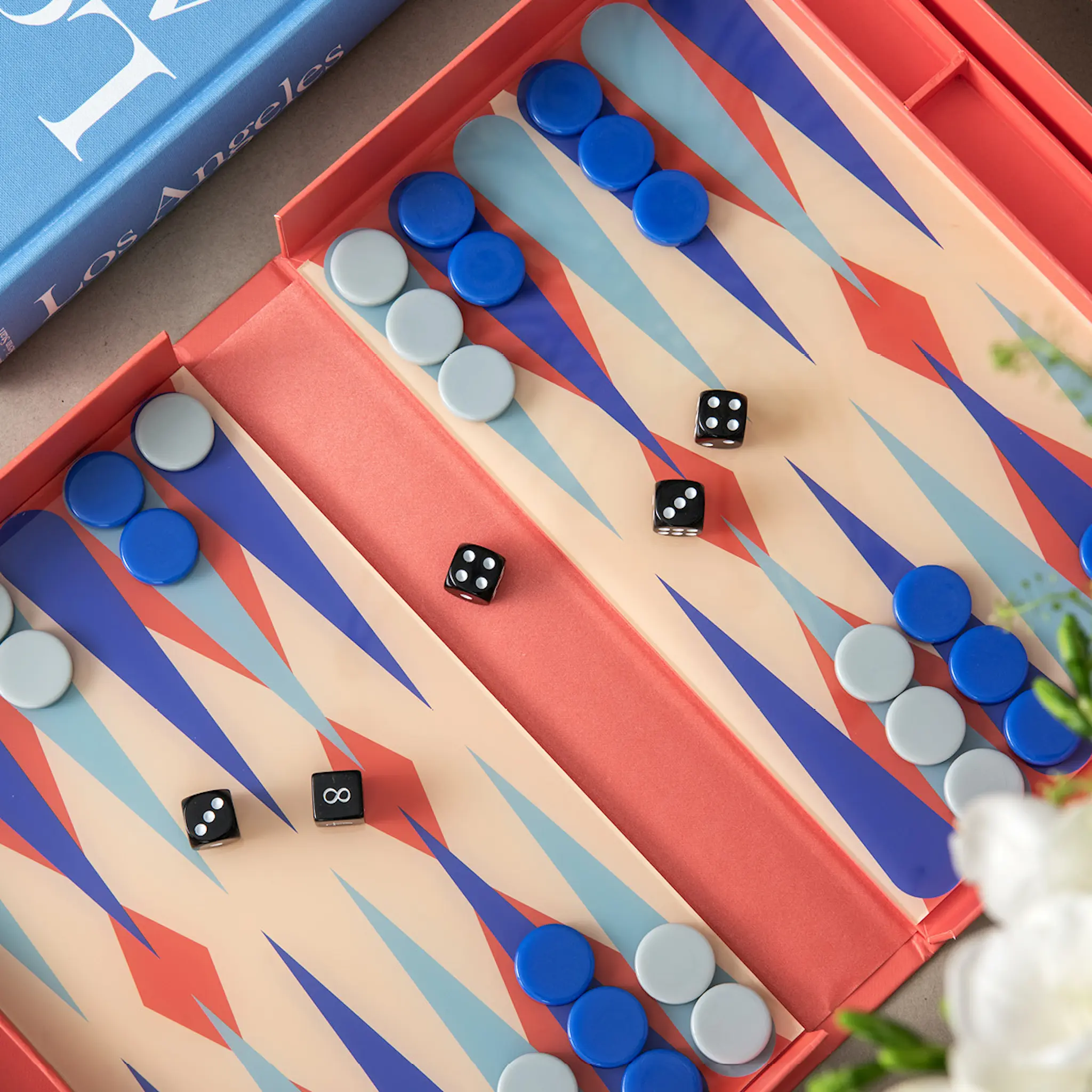 Printworks Spel Classic art of backgammon orange