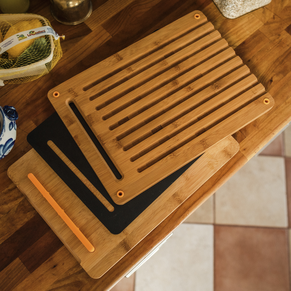 Fiskars Functional Form skjærebrett bambus 3 deler