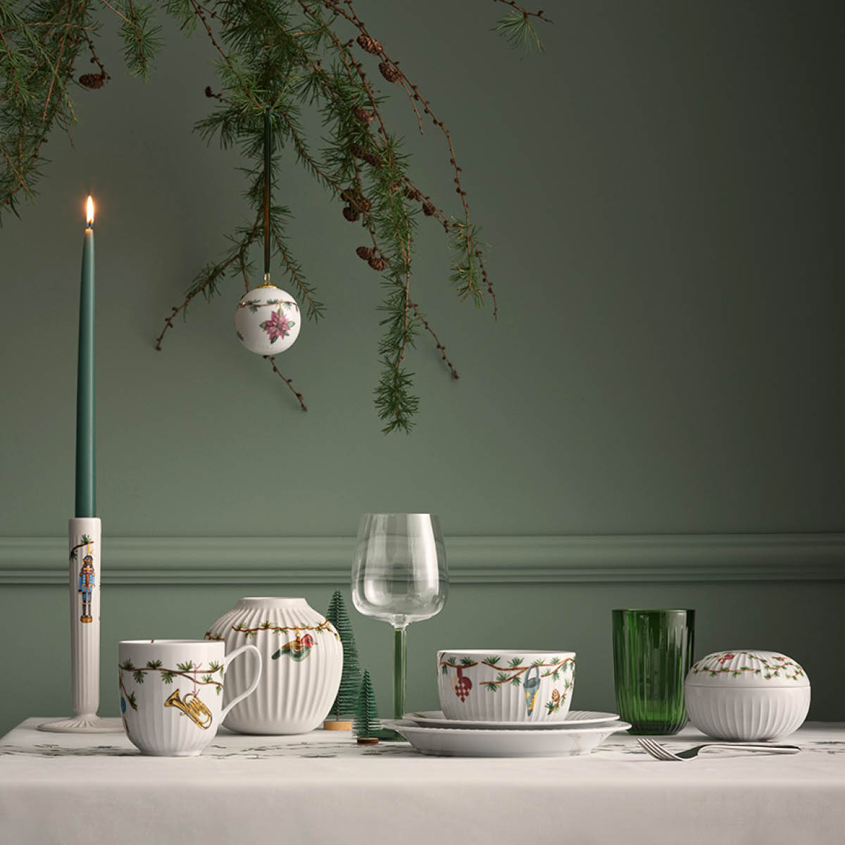 Kähler Hammershøi christmas Bonbonjär 11,5 cm