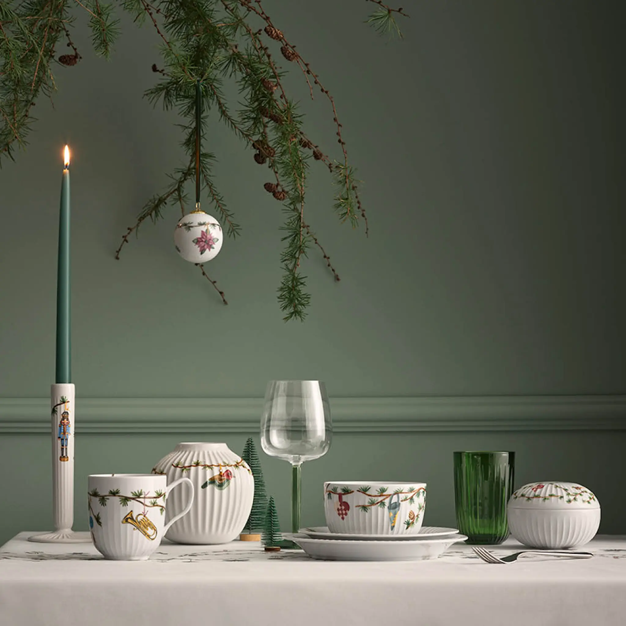 Kähler Hammershøi Christmas Bonbonniere Purkki 11,5 cm