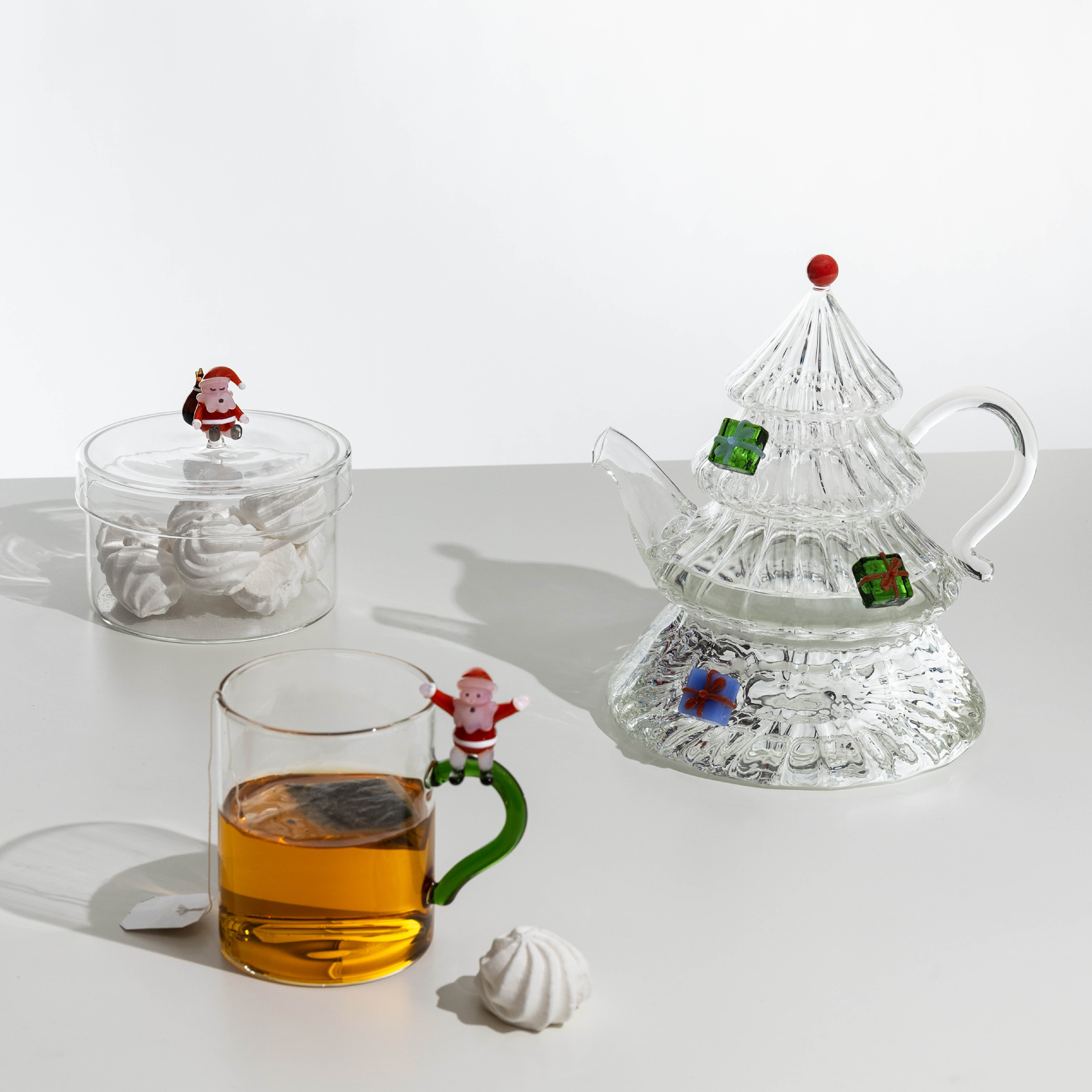 Ichendorf Milano Christmas Tales glasskrukke 12 cm nisse m/sekk