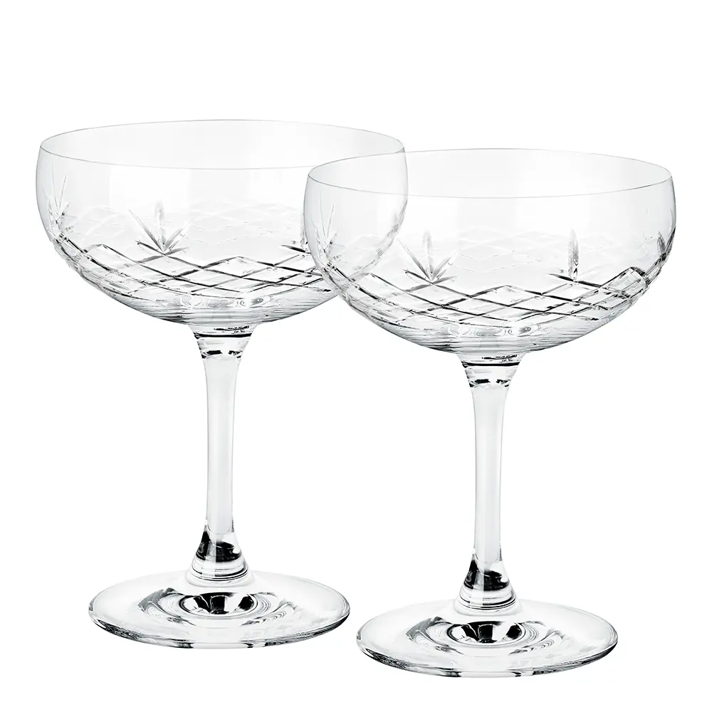 Crispy Gatsby champagneskål 30 cl 2 stk