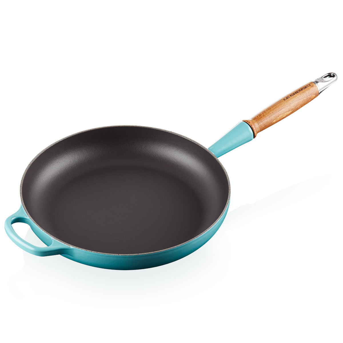 Le Creuset Signature Paistinpannu puukahvalla 28 cm Caribbean