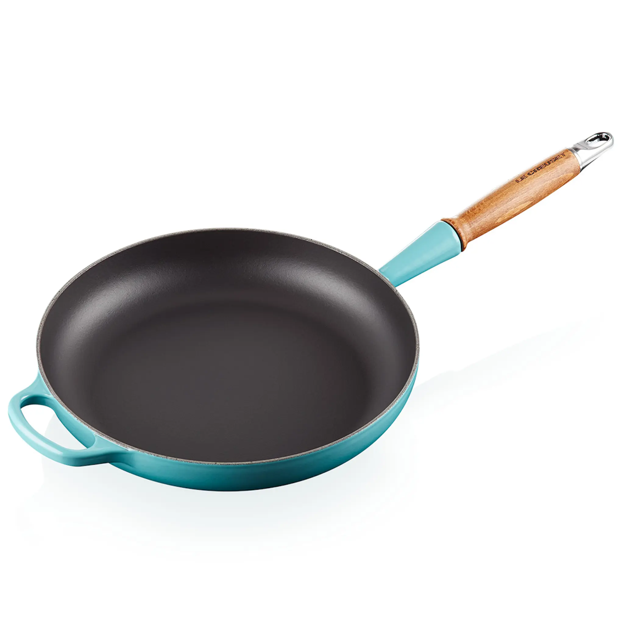 Le Creuset Signature Paistinpannu puukahvalla 28 cm Caribbean