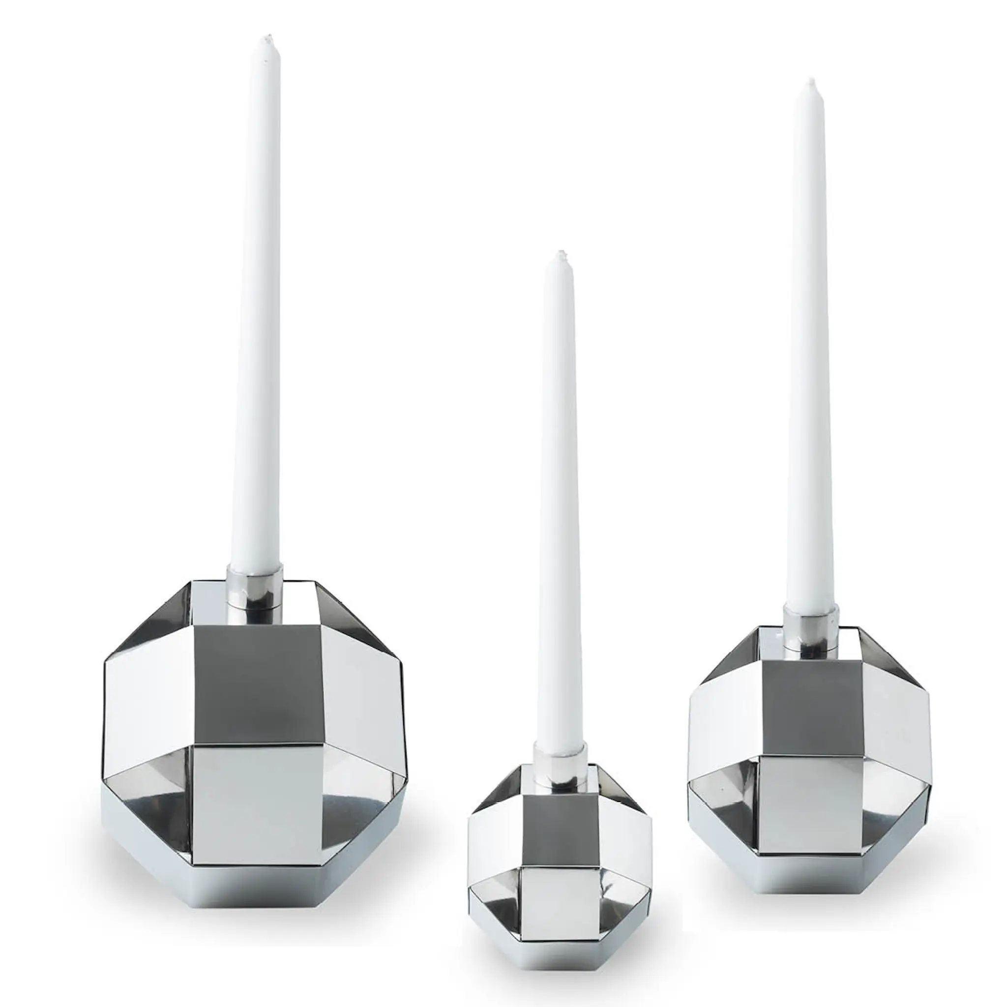 Klong Merkurius ljusstake stor 15 cm stål