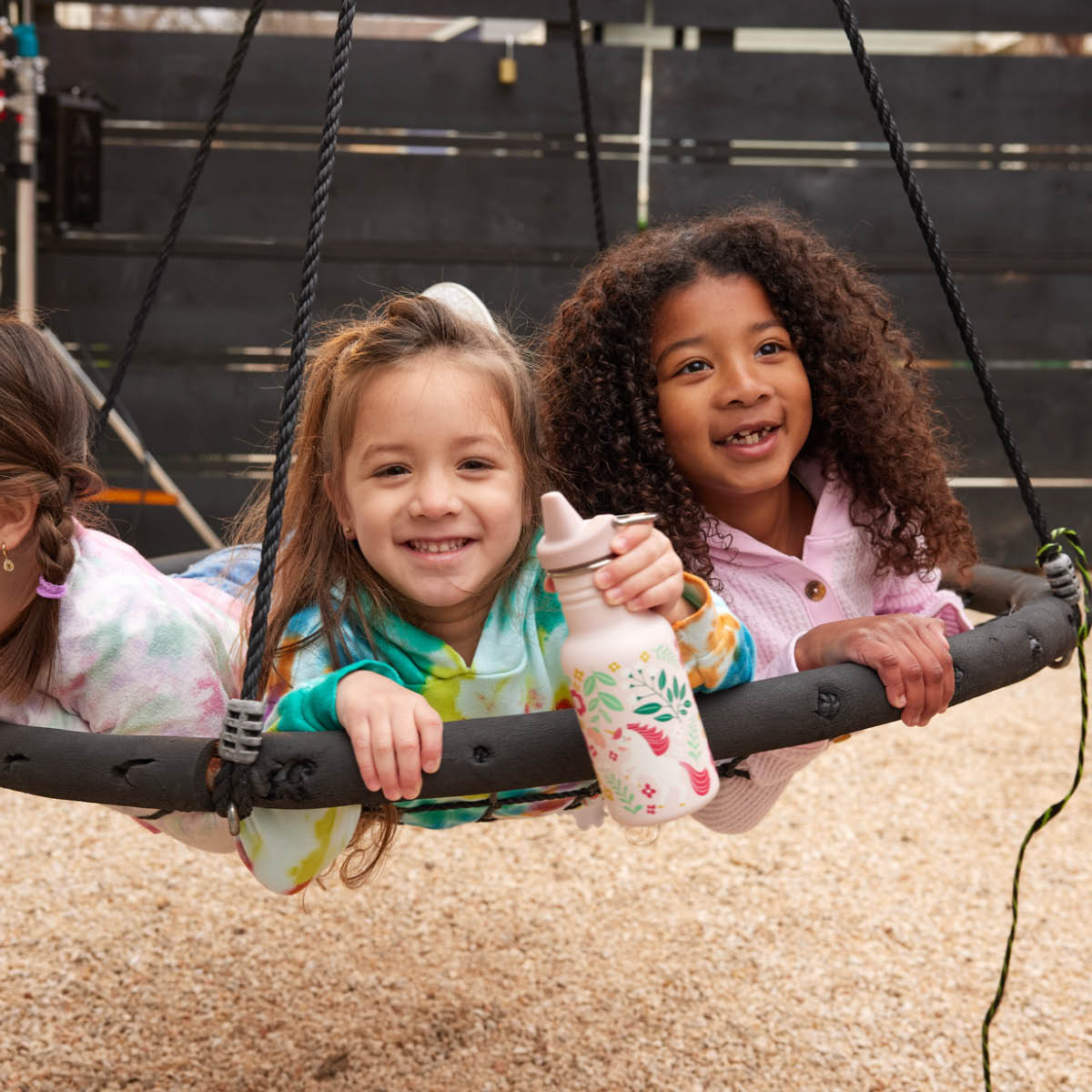 Klean Kanteen Kid Classic Narrow flaske 0,35L med tutelokk Leaping Unicorns