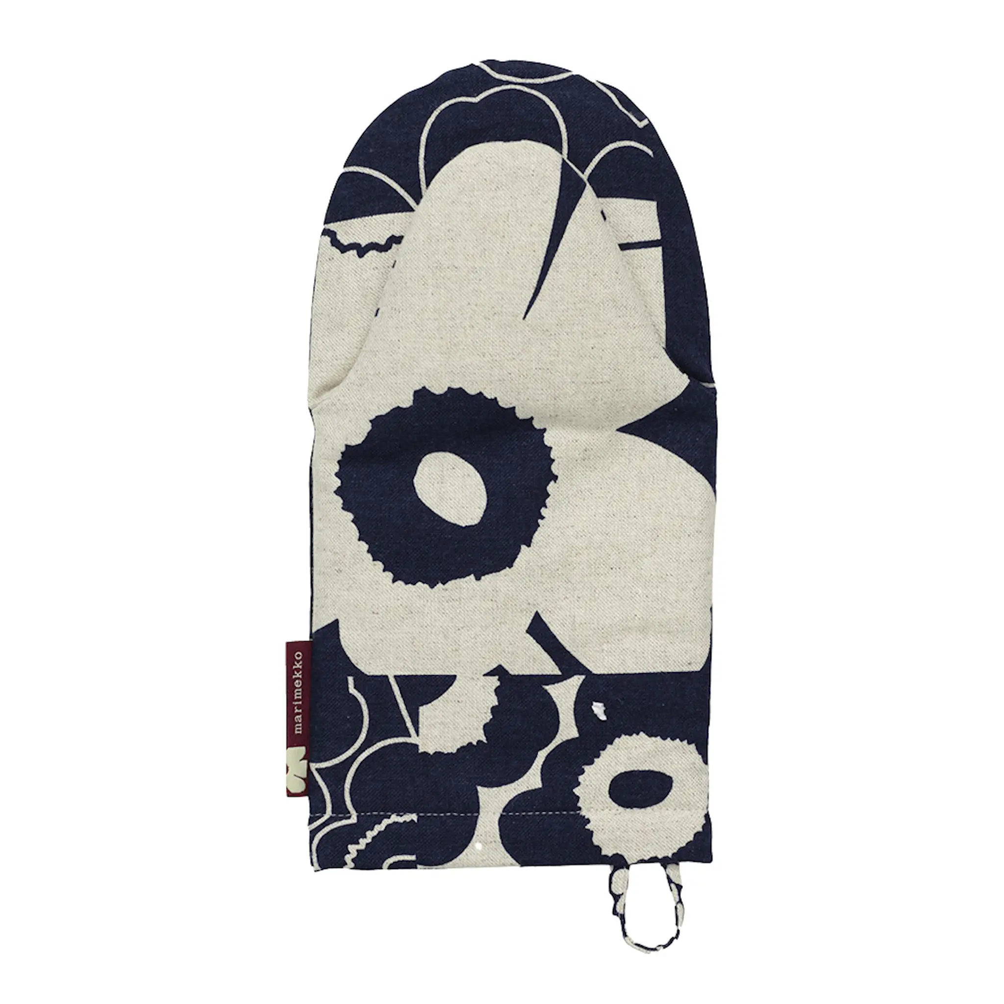 Marimekko Unikko Kollaasi grythandske beige/mörkblå