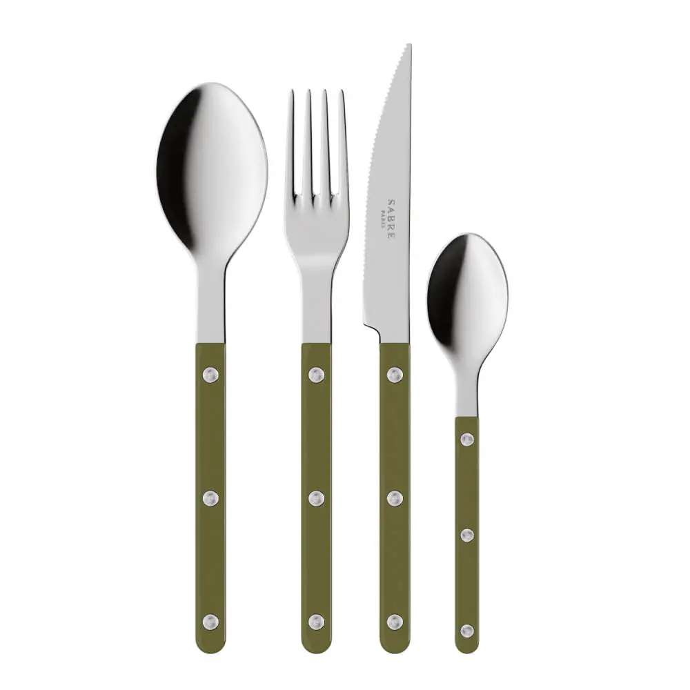 Bistrot ruokailuvälinesarja 4 kpl Green Fern