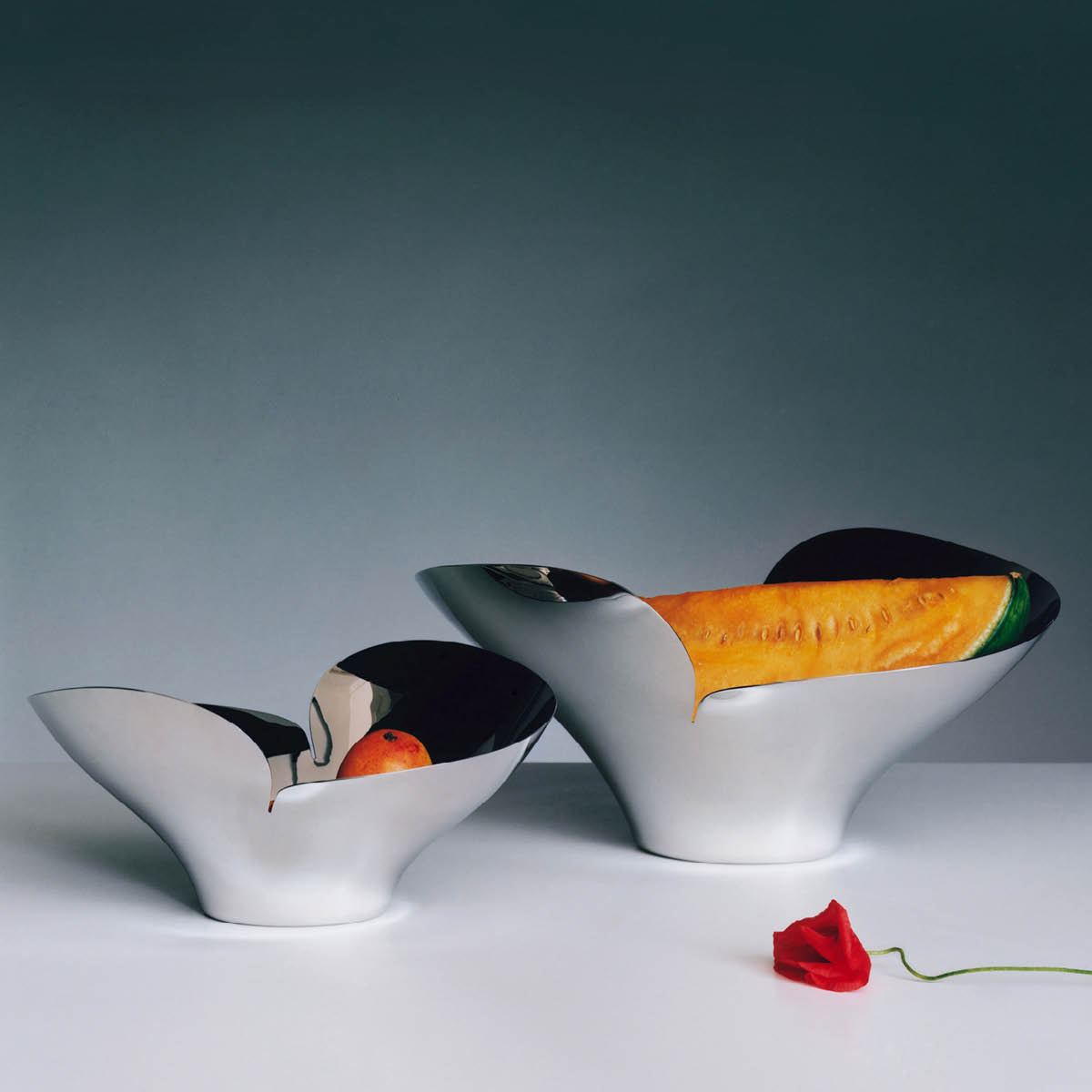 Georg Jensen Bloom skål 15x35 cm stål