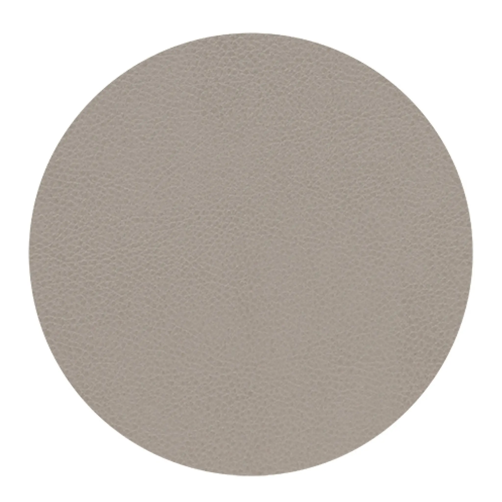 LIND DNA Leather Serene Circle Glasunderlägg 10 cm Ash