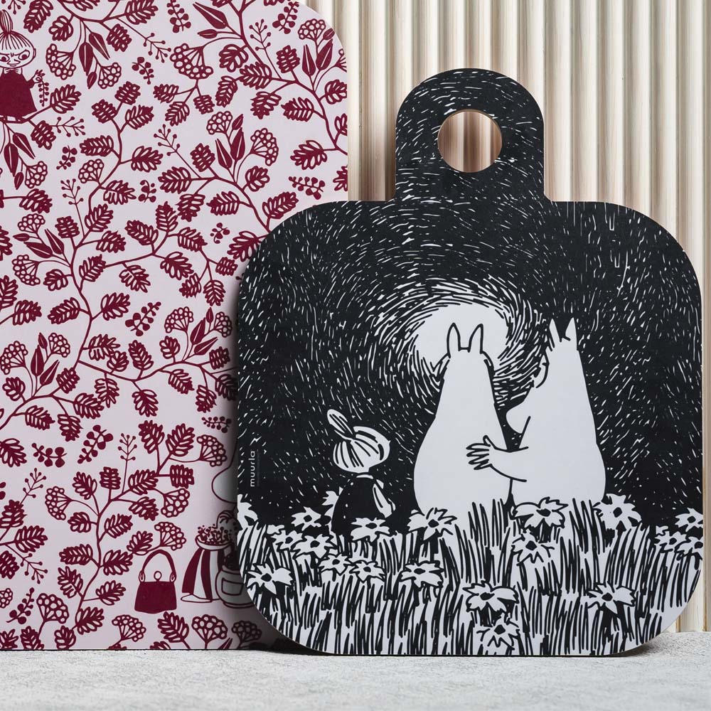 Muurla Mummi tosidig skjærebrett 25x20 cm Vennskap