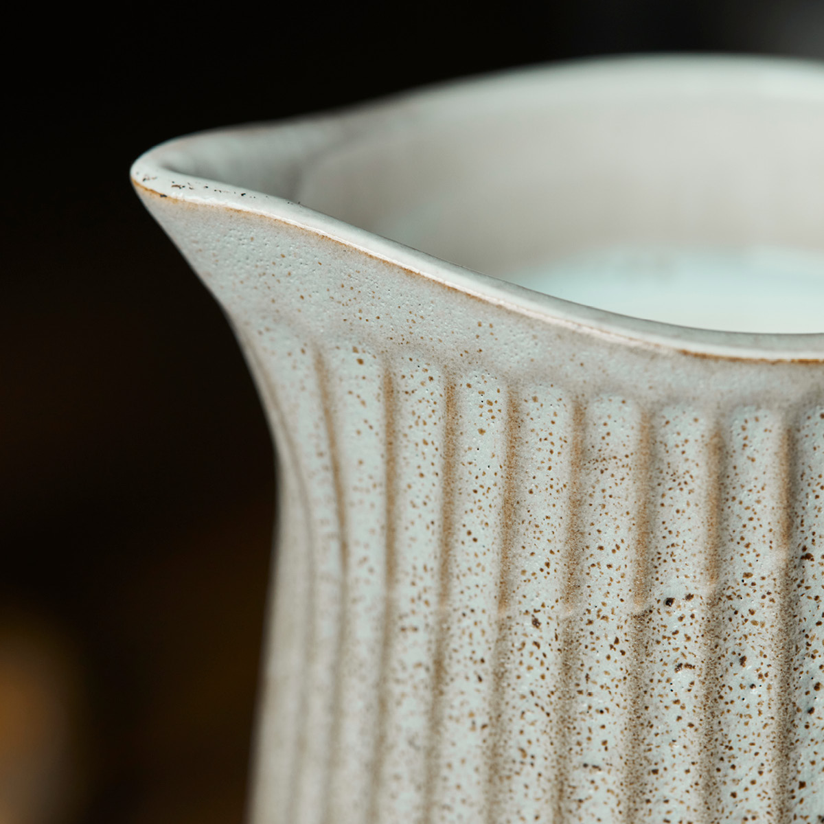 House Doctor Pleat Kaadin 13 cm Harmaa/Ruskea