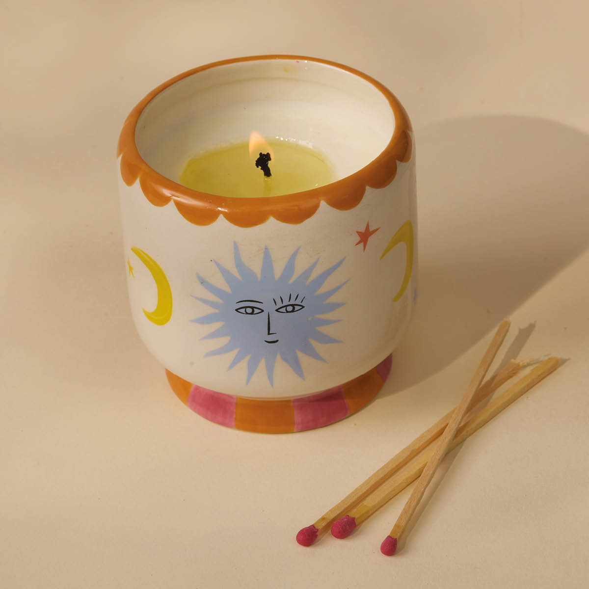 Paddywax Adopo doftljus orange blossom 8,8 cm Sun rosa