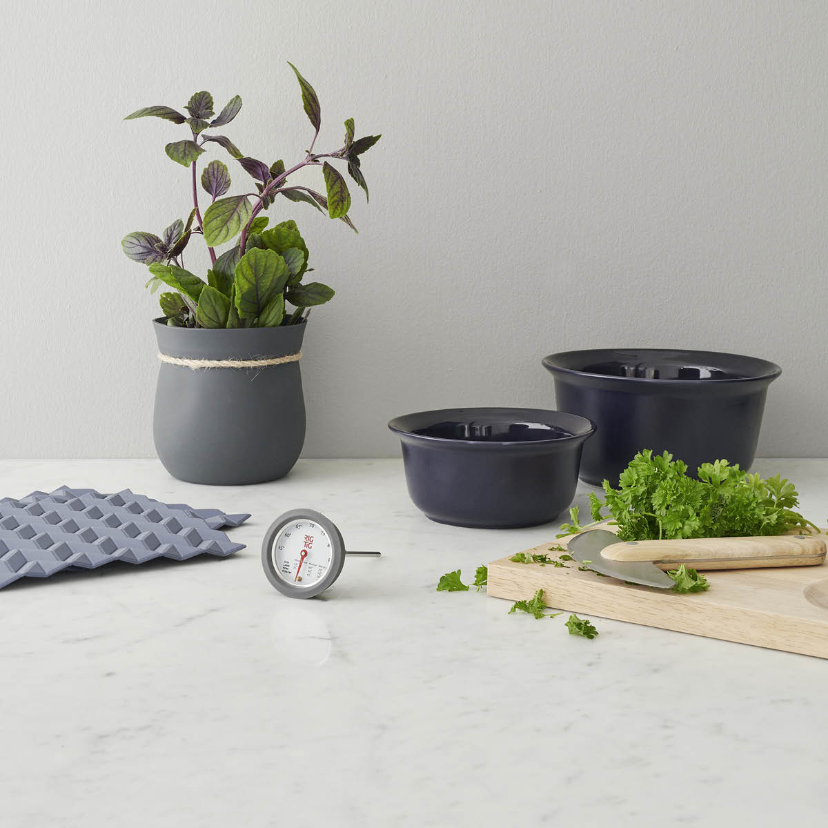 RIG-TIG Hold-On Patalappu 2 kpl Tummansininen