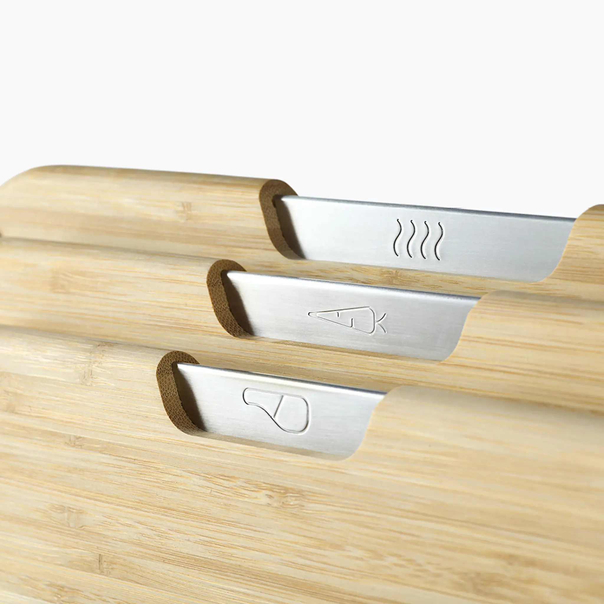 Joseph Joseph Nest Boards skärbräda set 3-pack bambu/stål