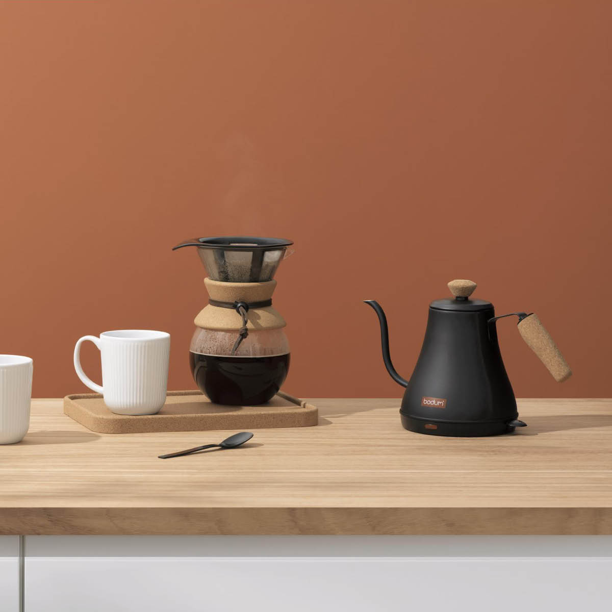 Bodum Melior vannkoker 0,8L matt svart