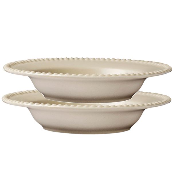 PotteryJo Daria Syvä Lautanen 26 cm 2 kpl Sand