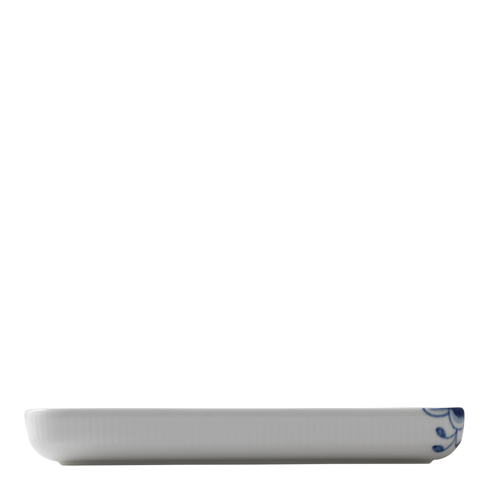 Royal Copenhagen Blå Mega Riflet fat 24 cm