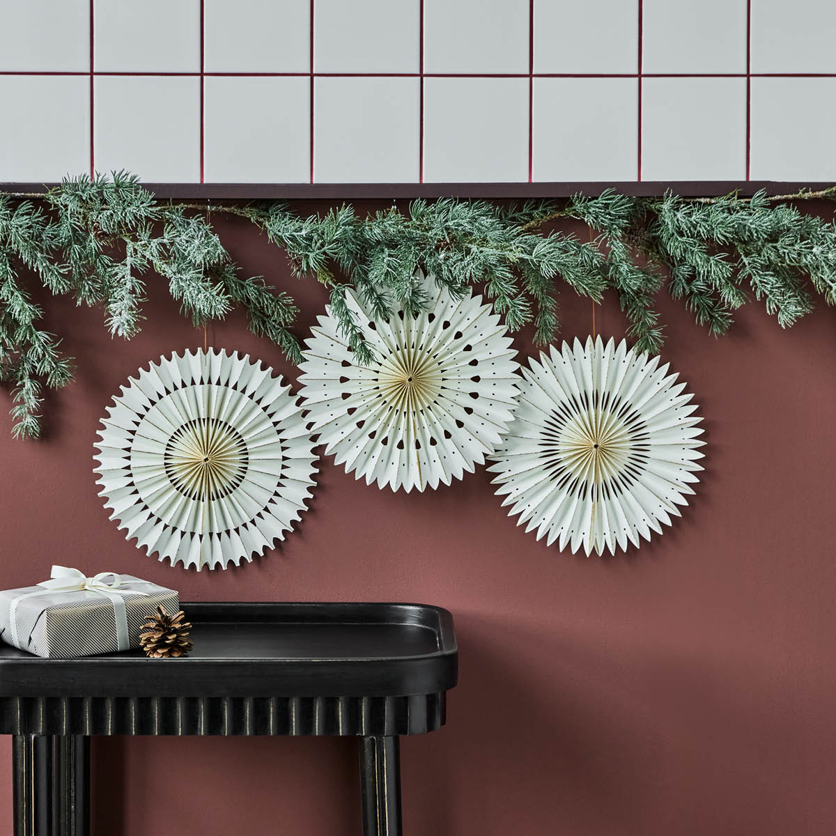 House Doctor Stelle juldekoration 3-pack 30 cm off-white