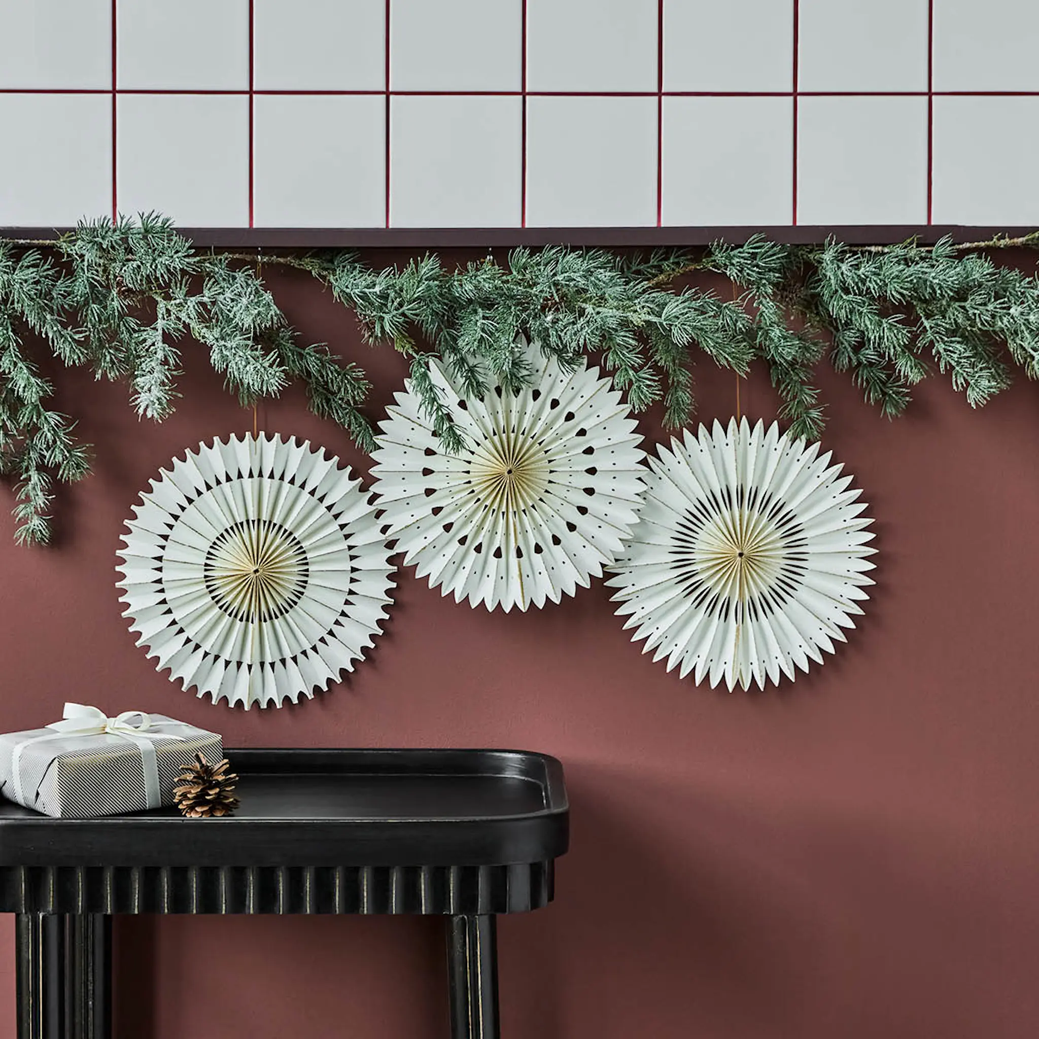 House Doctor Stelle juldekoration 3-pack 30 cm off-white