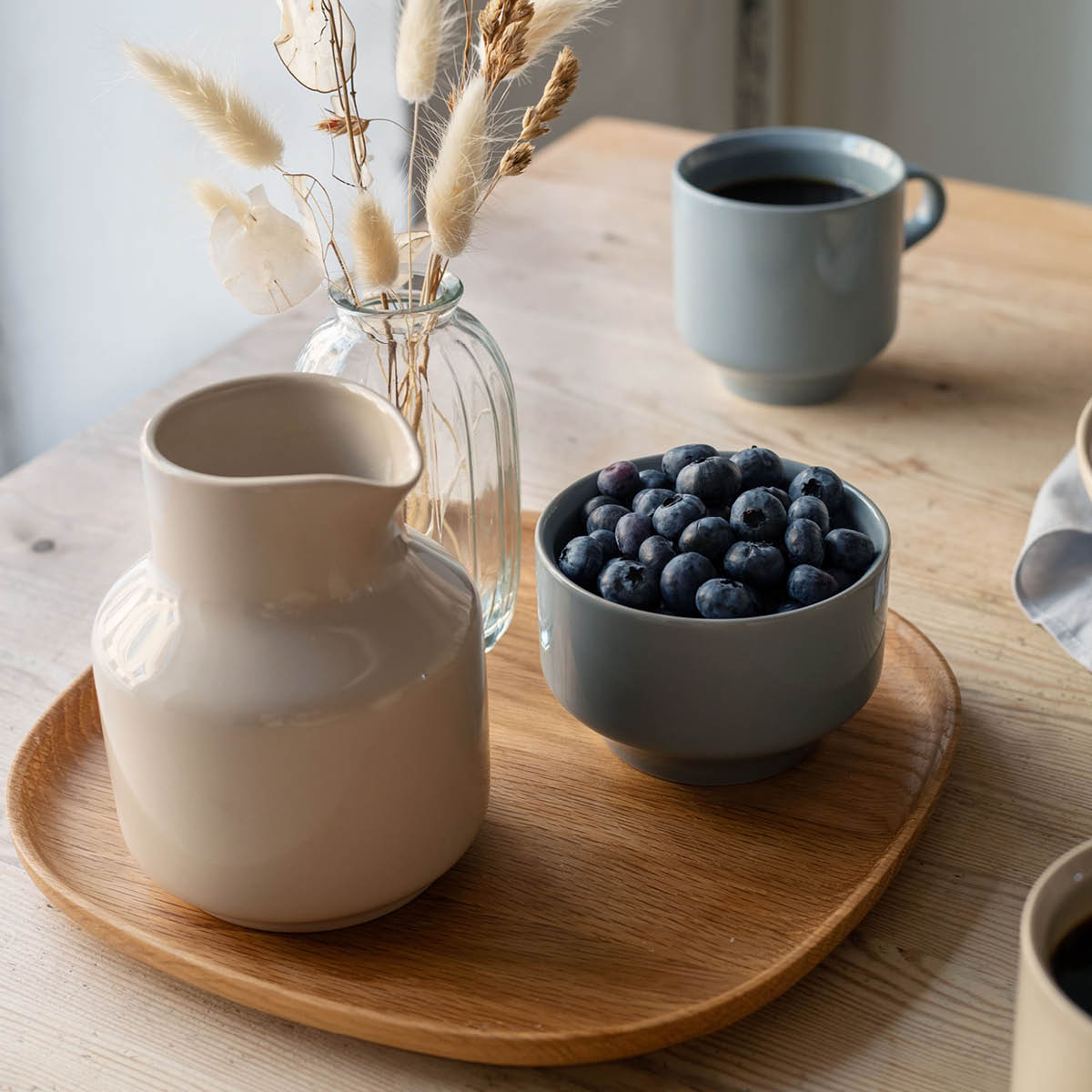 Rörstrand Höganäs Keramik Daga Kanna 60 cl Sand