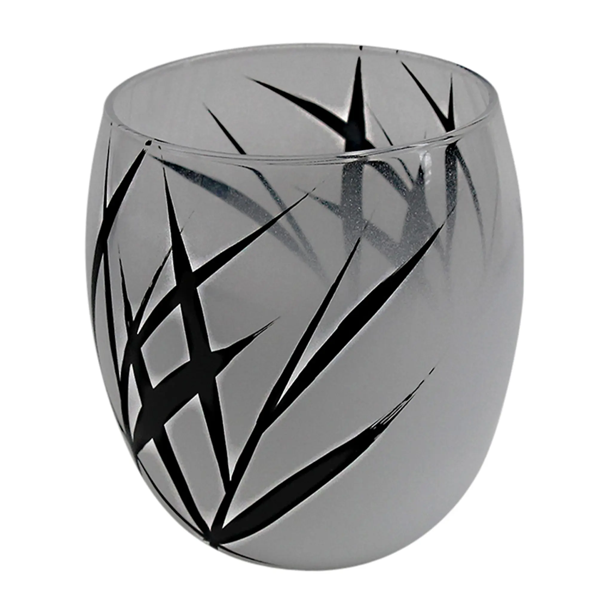 Nybro Crystal Nebbioso Ljuslykta10x9,5 cm Vit