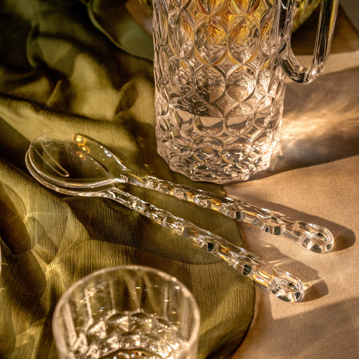 Guzzini Vanity salladsbestick 2 delar bioplast Klar