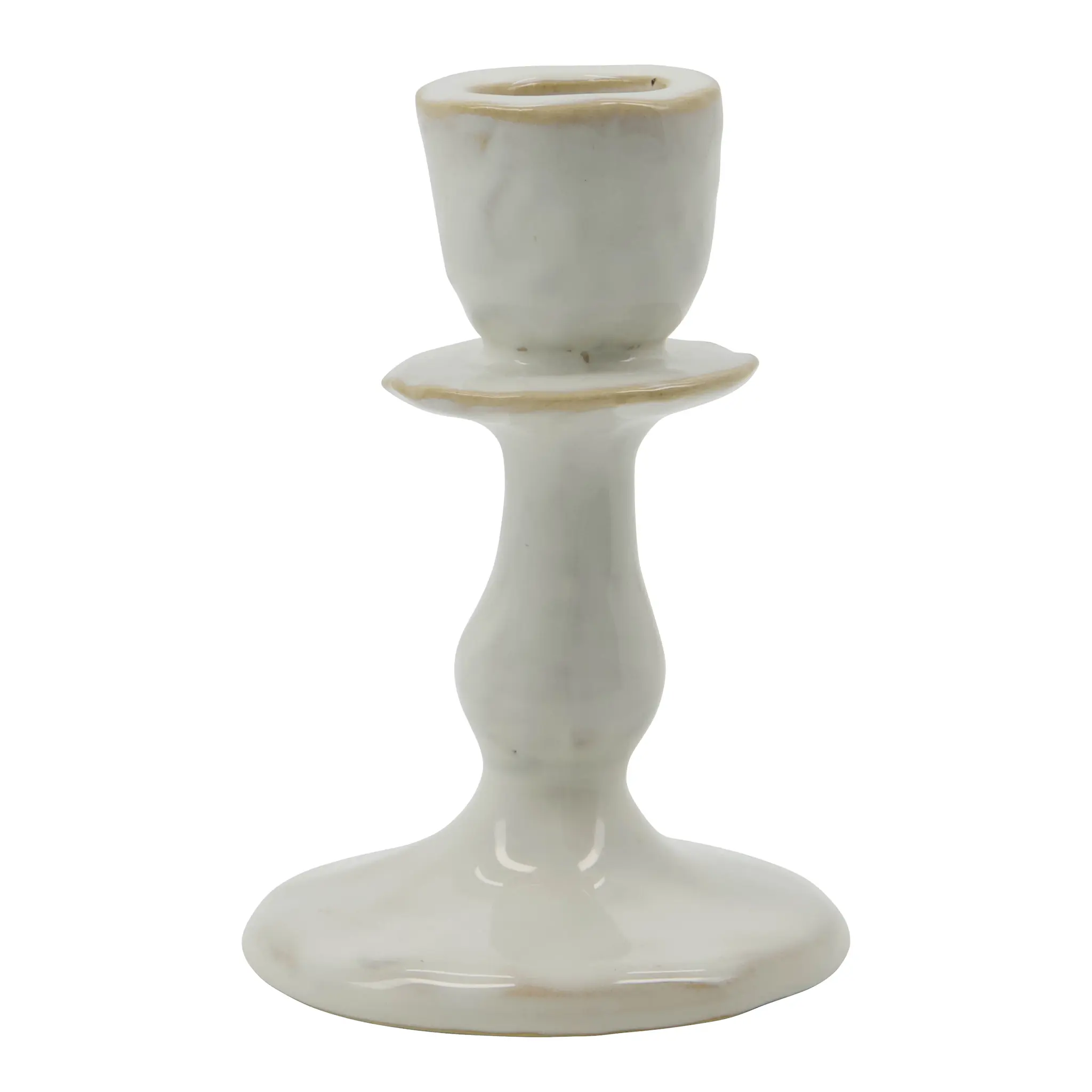 House Doctor Lucca ljusstake 12 cm offwhite