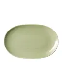 24h oval tallrik 18x28 cm salviagrön