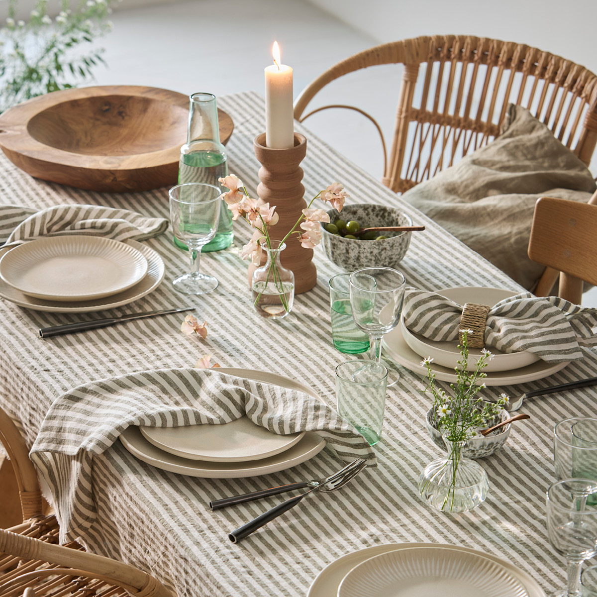 Tell Me More Teak skål 40 cm