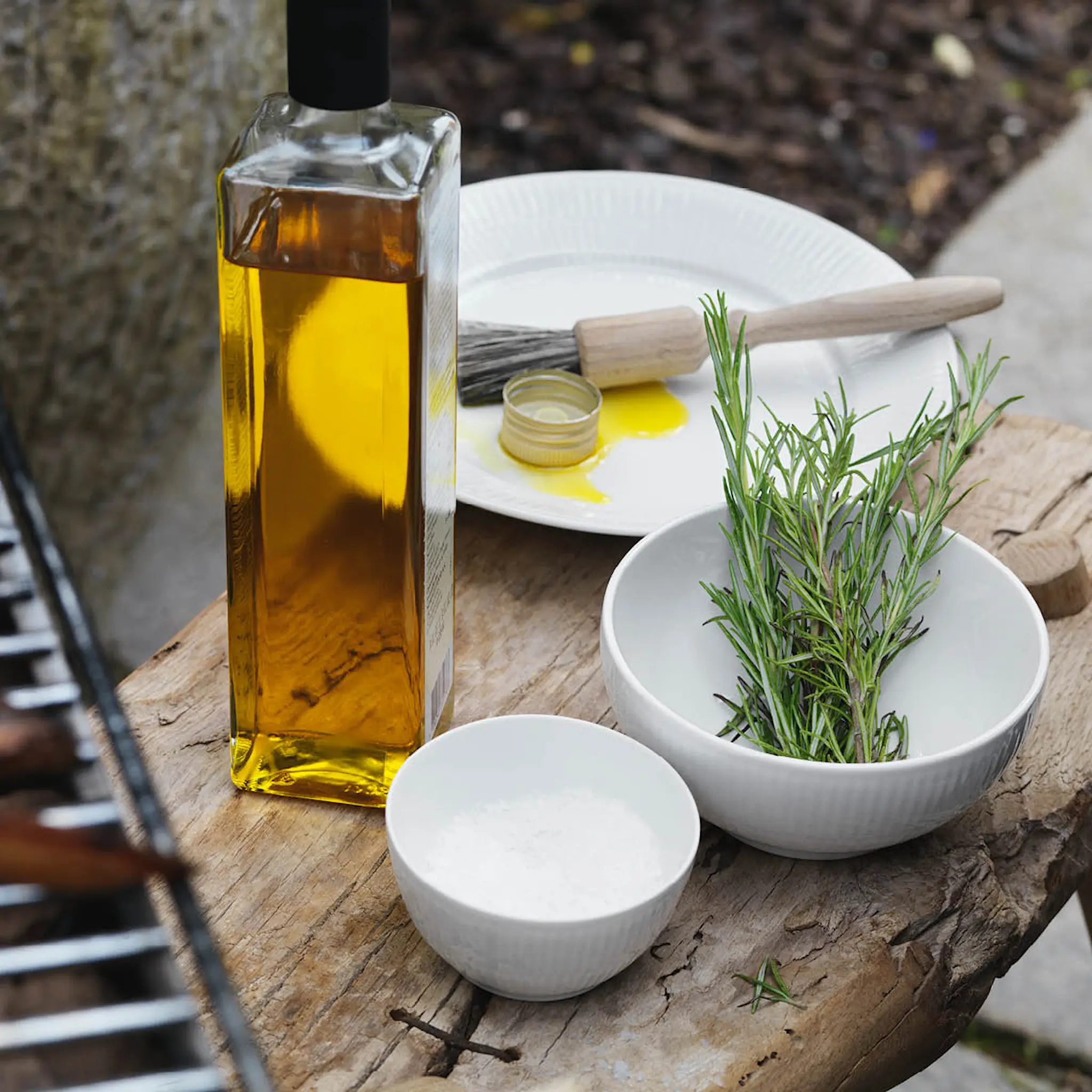 Royal Copenhagen White Fluted Tallrik flat 22 cm