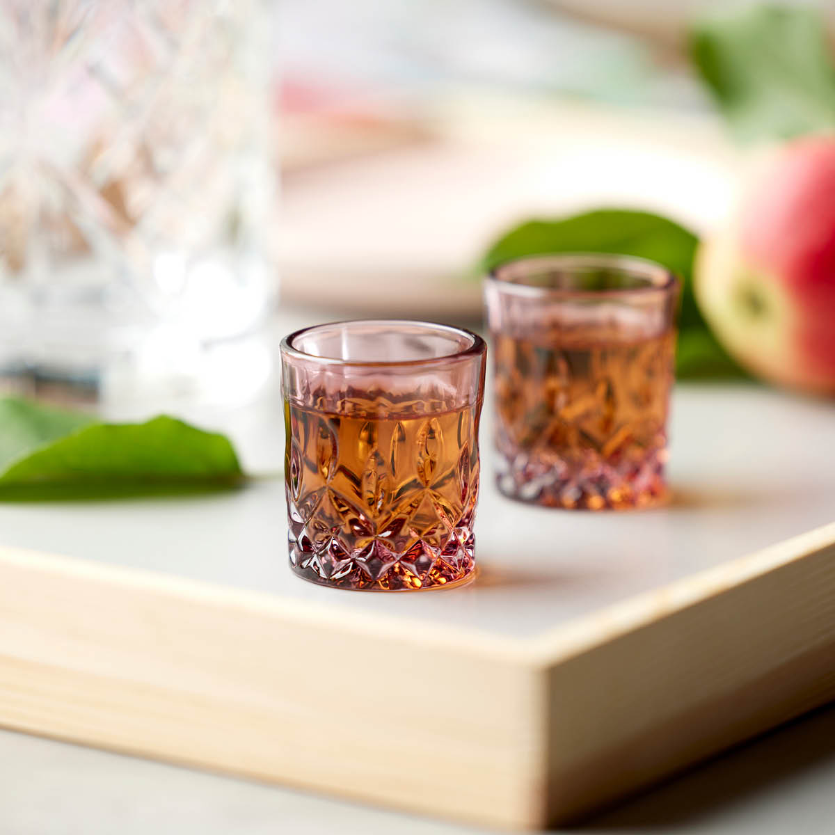 Lyngby Glas Sorrento Shotglas 4 cl 4-pack Rosa