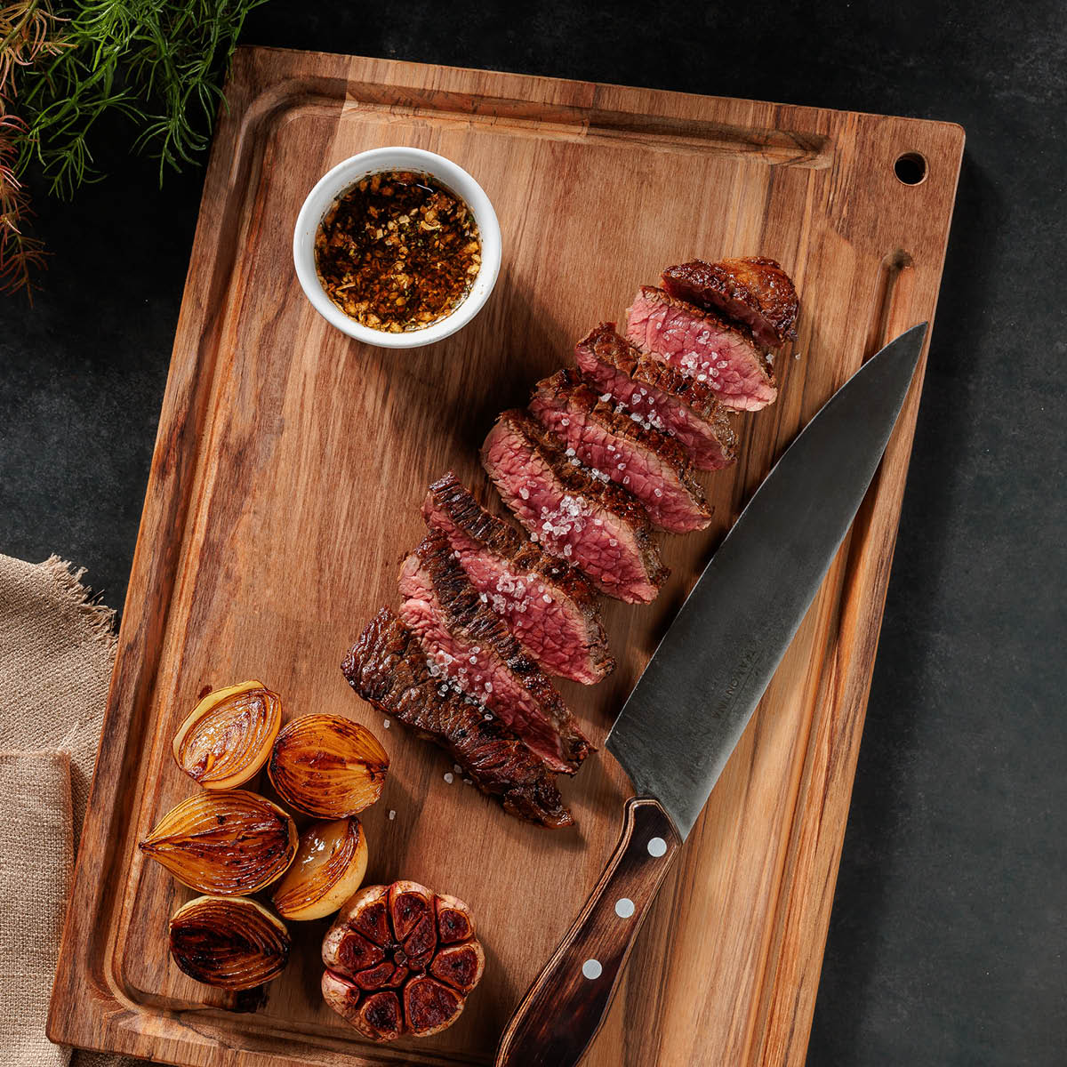 Tramontina BBQ by Hellstrøm kjøttplanke 28x19 cm teak