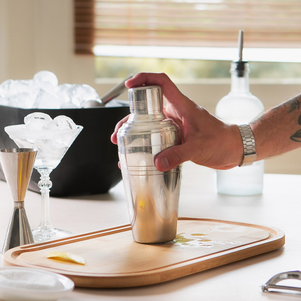 Cocktail Club Shaker Shaker i tre delar Rostfri