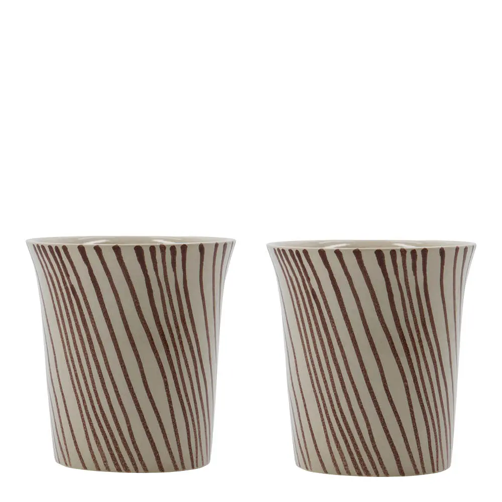 Diva Kuppi 25 cl 2 kpl Ruskea