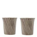 Diva mugg 25 cl 2-pack brun/offwhite