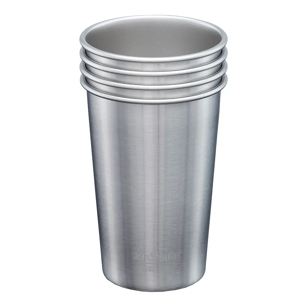 Steel Pint Muki 473 ml 4 kpl Harjattu teräs